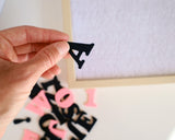 Little Felt Pack: Navy + Pink Characters