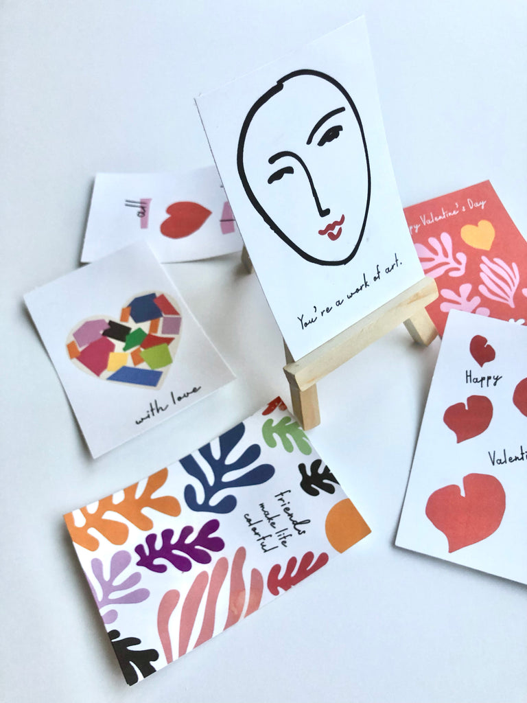 Matisse-Inspired Printable Valentines